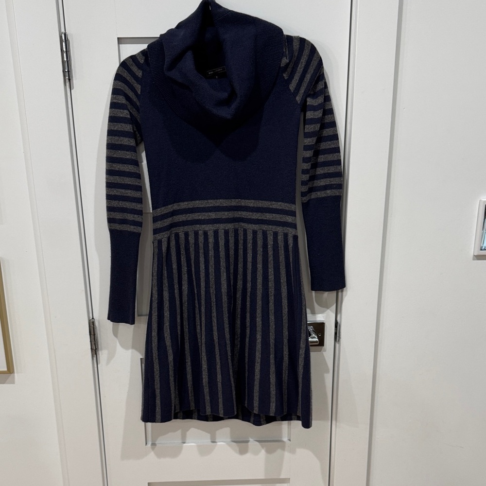 BCBGMaxAzria Dark Knit Cowl Neck Sweater